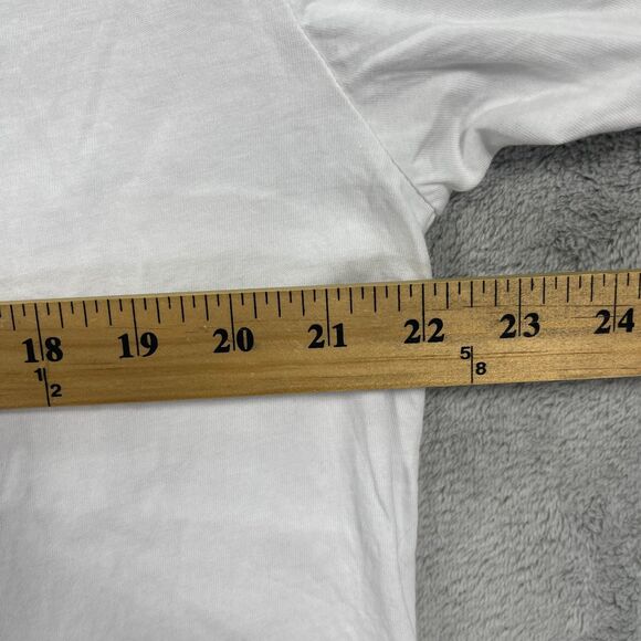 Vans Off The Wall T Shirt Mens XL White Cotton Slim Fit Graphic Barcelona 1966 - Picture 8 of 10